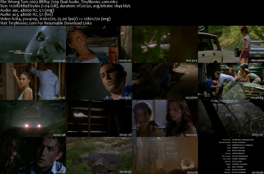 Download Wrong Turn 5 Bloodlines (2012) English 480p 300MB